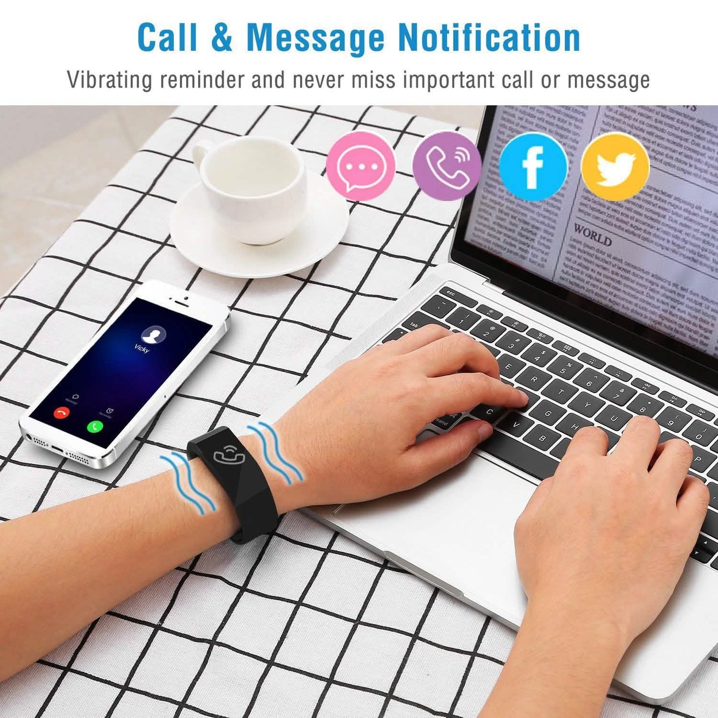0.96-Inch Fitness Activity Tracker