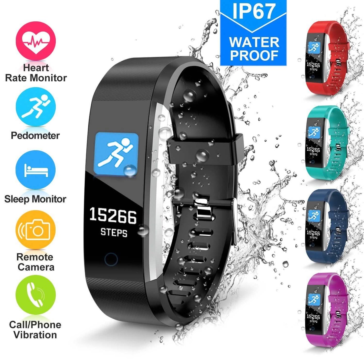 0.96-Inch Fitness Activity Tracker