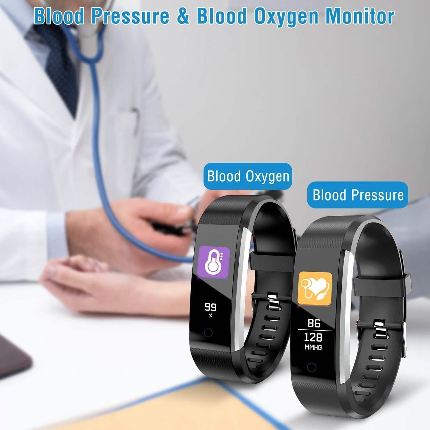 0.96-Inch Fitness Activity Tracker