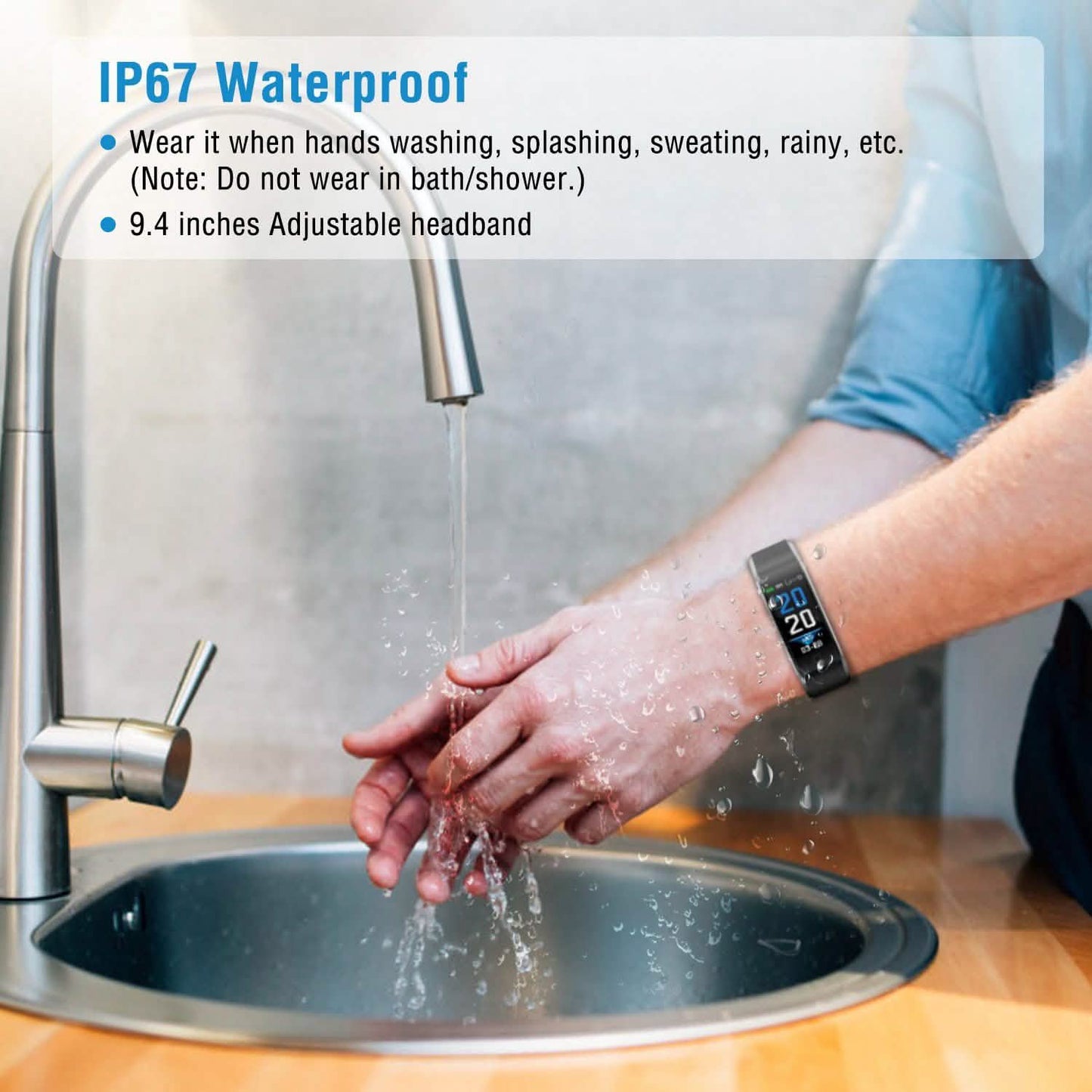 0.96-Inch Fitness Activity Tracker