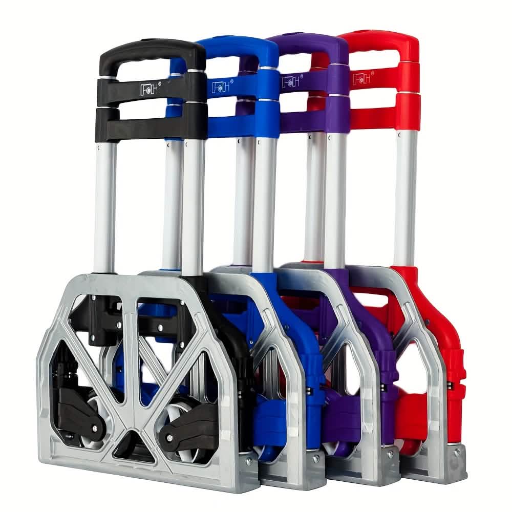 Folding Aluminum Hand Cart & Dolly – 165 lb Capacity | Lightweight & Portable