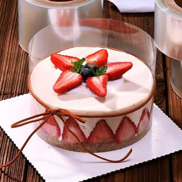 1-Roll: Transparent Cake Wrap Decorative Film