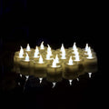 100-Pieces: White LED Candle Tea Light