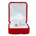 14K White Gold Studs IGI Certified Diamond Earrings Round 1.80 Ct Lab Grown
