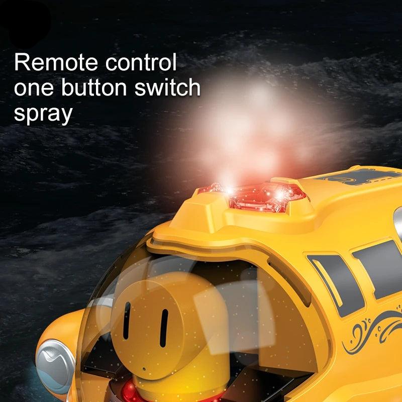 Waterproof RC Boat Toy for Kids Dual Propeller Remote Control Boat