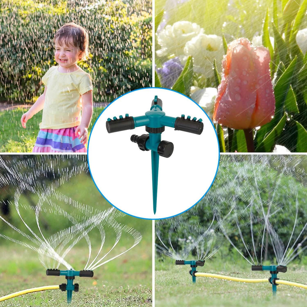 2-Pack: 360 Degree Rotatable Lawn Garden Sprinkler