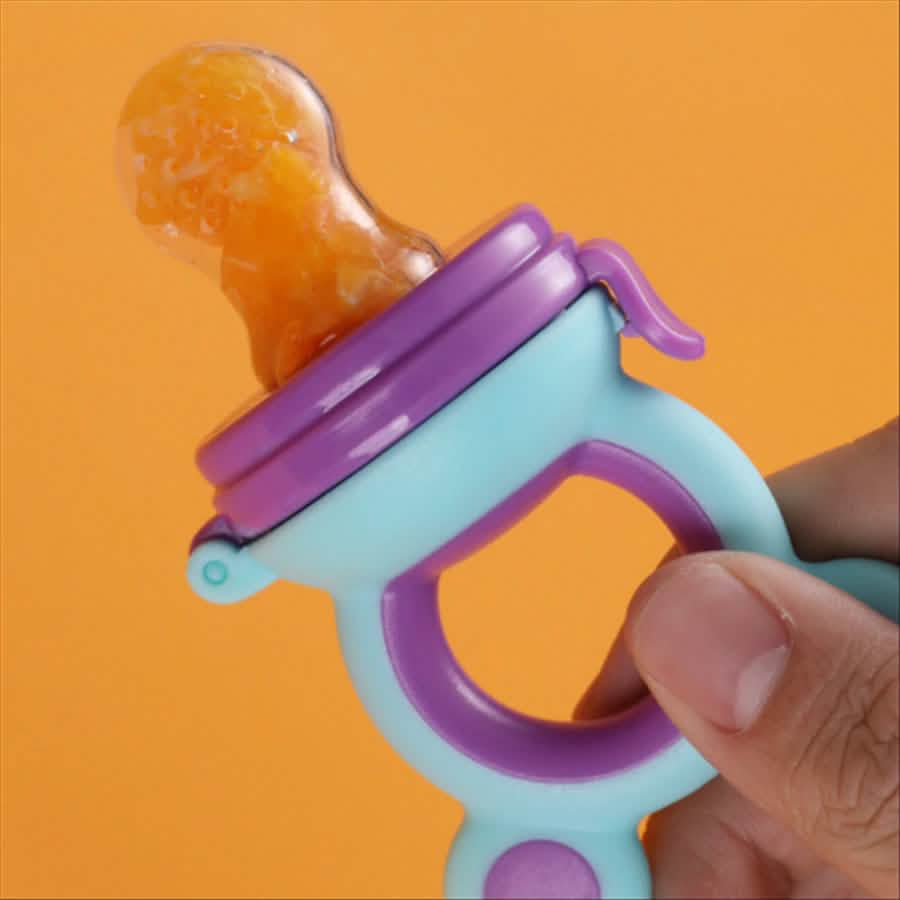 2-Pack: Pacifier Vulcanized Silicone Baby Fruit Feeder