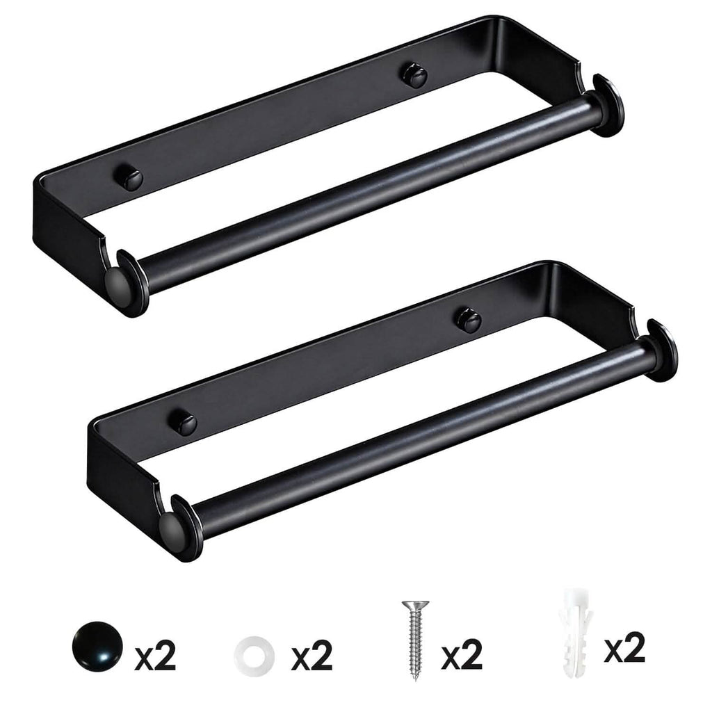 2-Pack: Wall Mounted Paper Towel Holder Under Cabinet