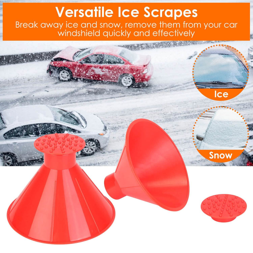 2-Piece: Car Windshield Ice Snow Scrapers