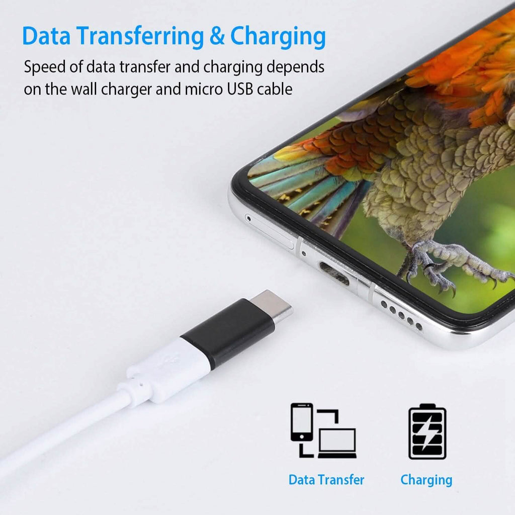 2-Piece: Micro USB To Type C Adapter