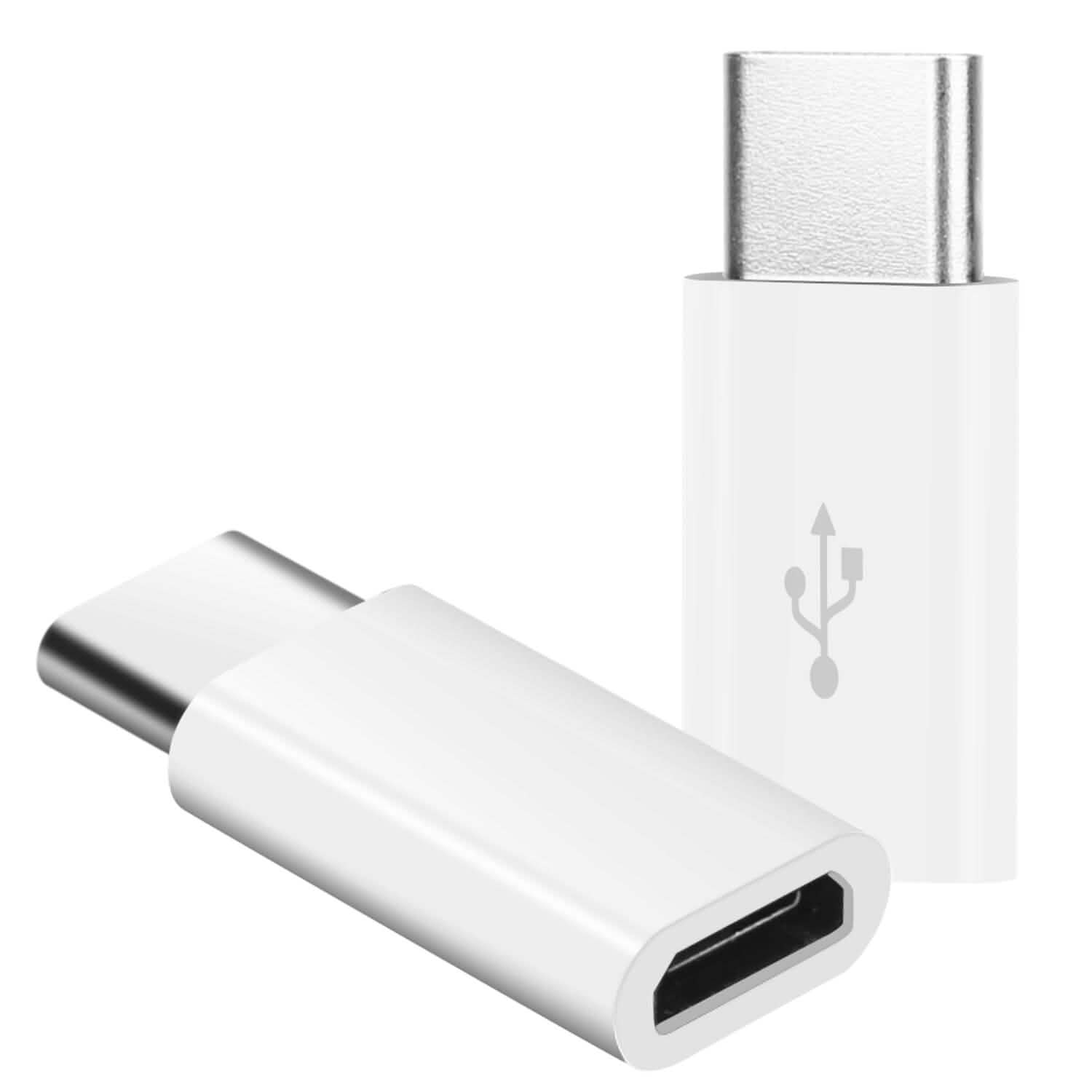 2-Piece: Micro USB To Type C Adapter