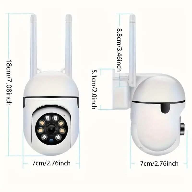 2-Pieces: Compact Wireless IP Security Cameras with App Control