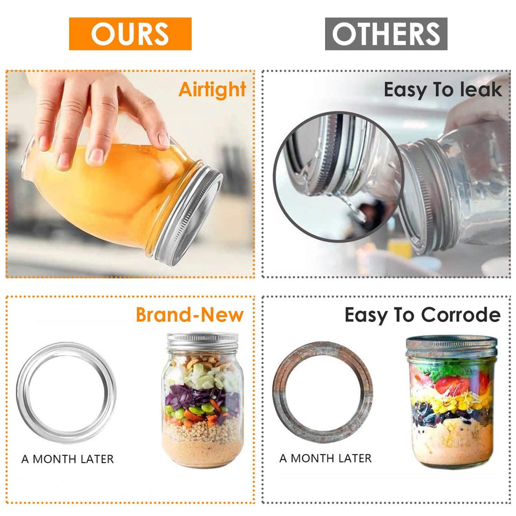 24-Piece: Regular Mouth Canning Jar