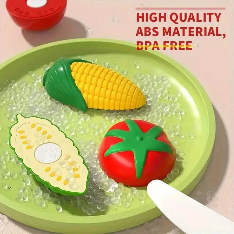 24-Pieces: Fun Food Cutting, Fruit and Vegetable Toys
