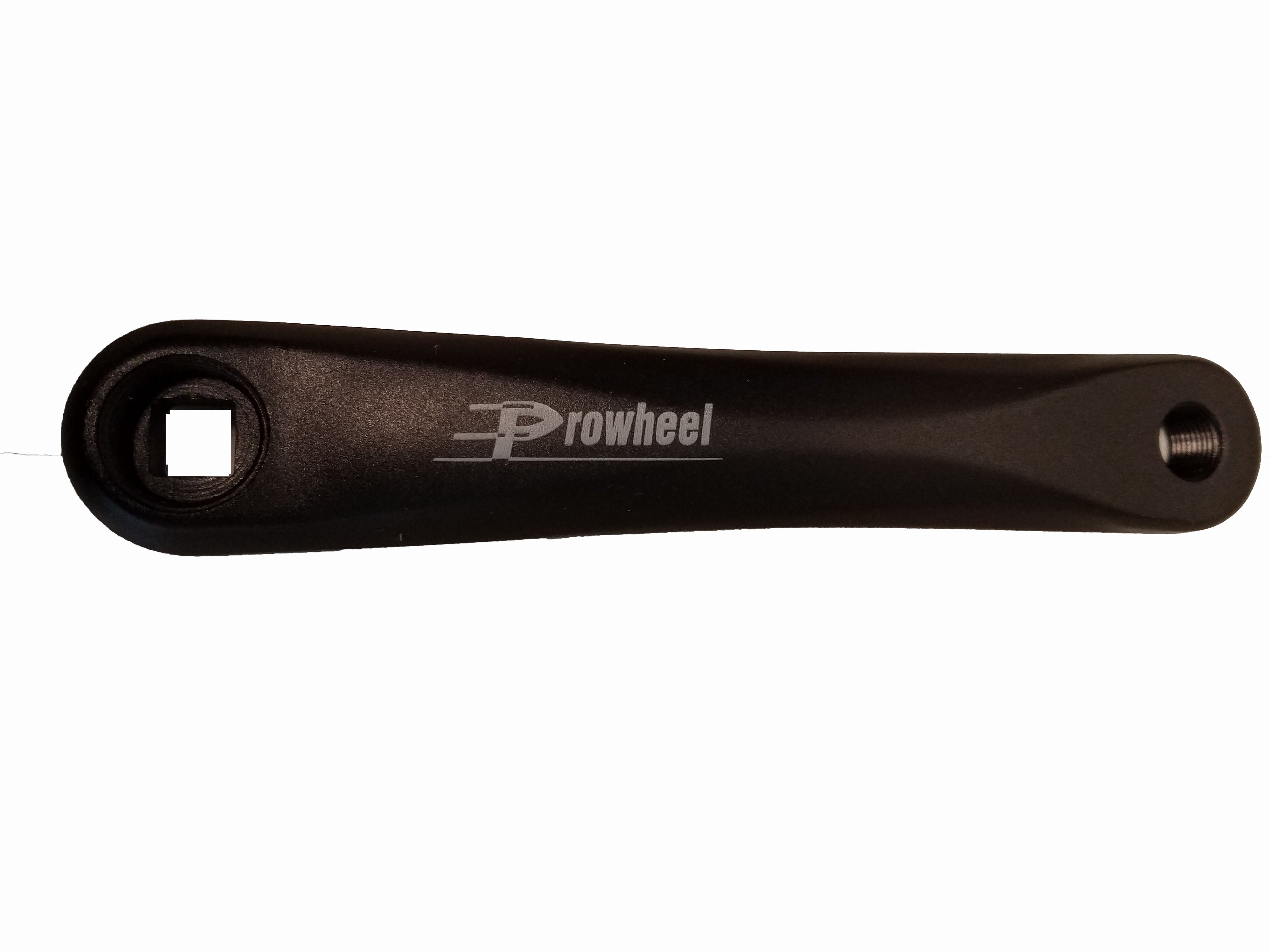 Black Left Pedal Arm with Square Bolt Hole