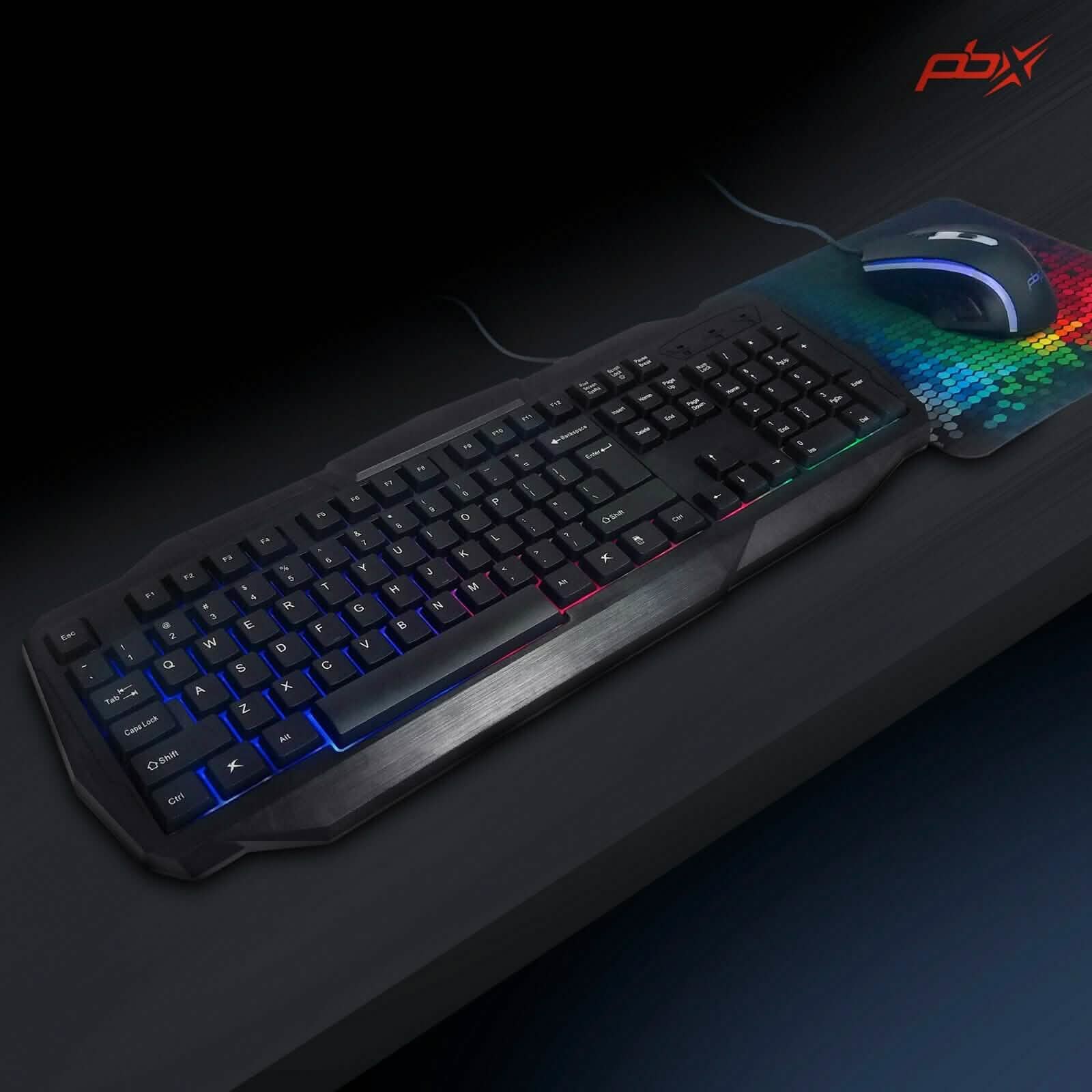 3-Pack: PBX Slayer Pro Gaming Accessories - Keyboard, Computer Mouse and Mousepad