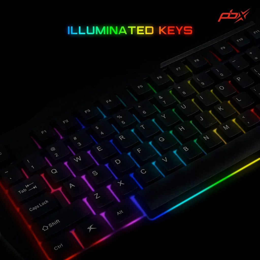 3-Pack: PBX Slayer Pro Gaming Accessories - Keyboard, Computer Mouse and Mousepad
