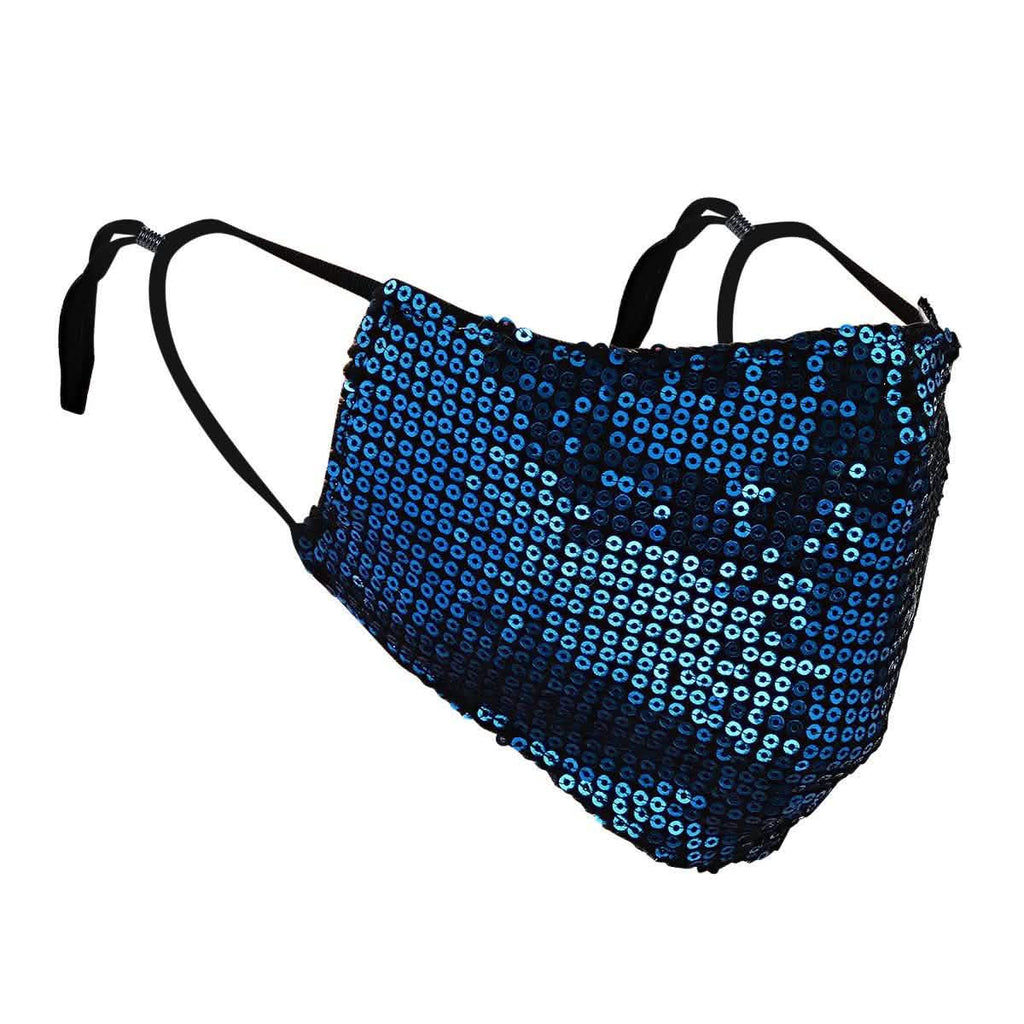 3-Pack: Reusable Washable Fitted Sequin Mask