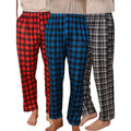 3-Piece: Mens Pajama Pants Loungewear Sleepwear
