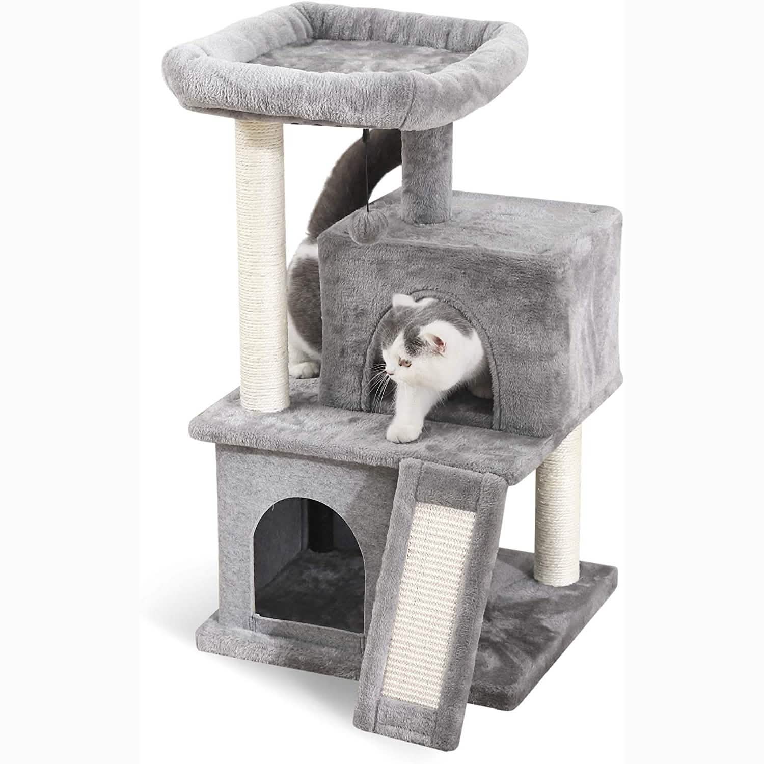 34" Cat Tree Deluxe Tower