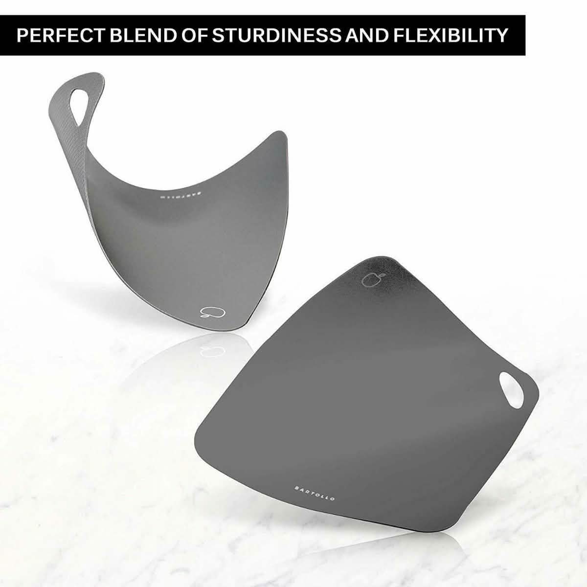 4-Pack: Bartollo Non-Slip Cutting Boards with Free Knife