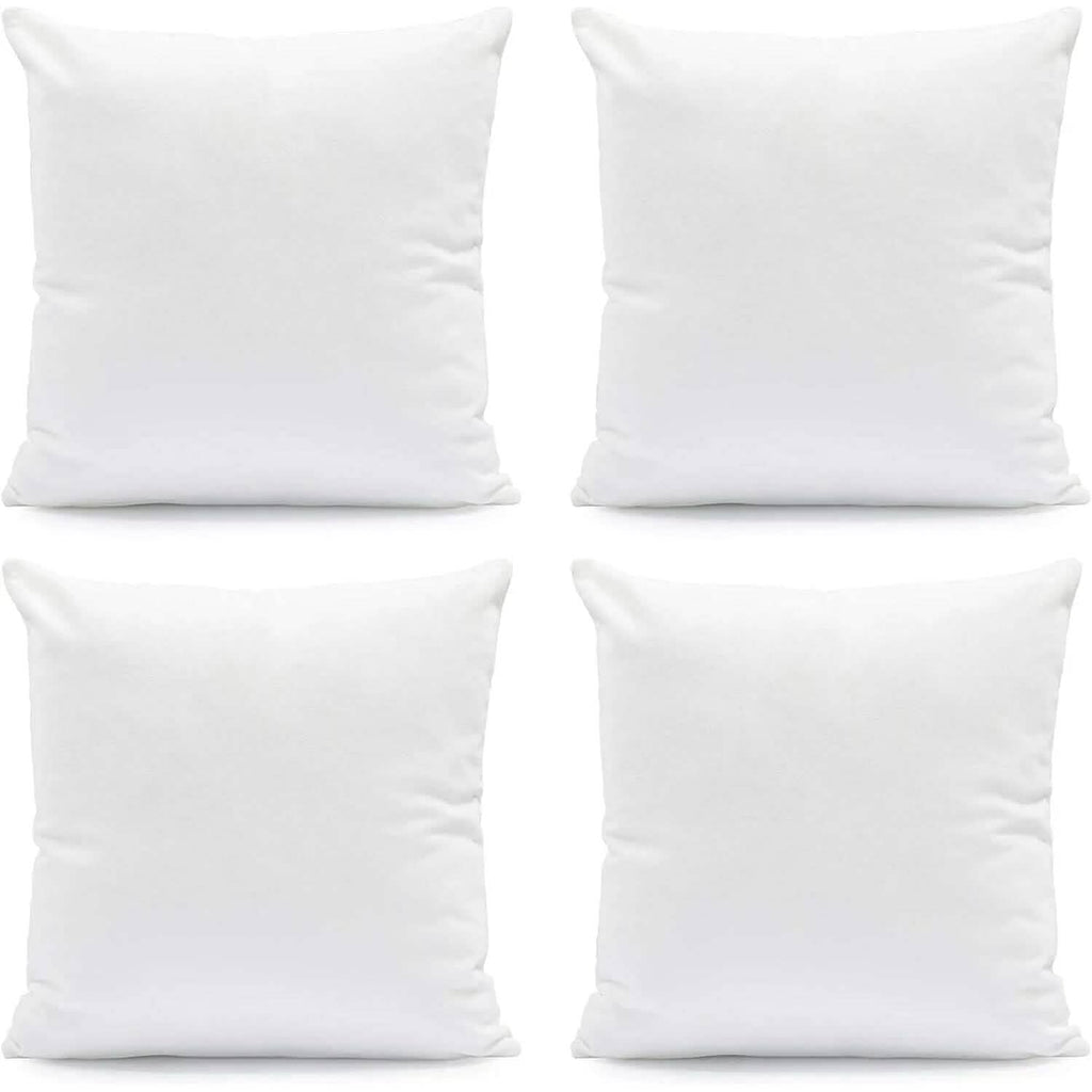 4-Pack: Decorative Throw Pillows Bed Sofa Couch Pillow Set Bounce Back Cushions