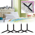 4-Piece: Triangle Bed Sheet Holder Fastener Grippers Clips Suspender Strap