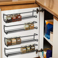 4-Piece: Wall Mount Spice Racks