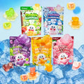 5-Packs: Fun Peeled Gummies - Mixed Styles, Different Flavors, Resealable Bags