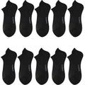 5-Pairs: Casual Ankle Boat Socks With Towel Bottom