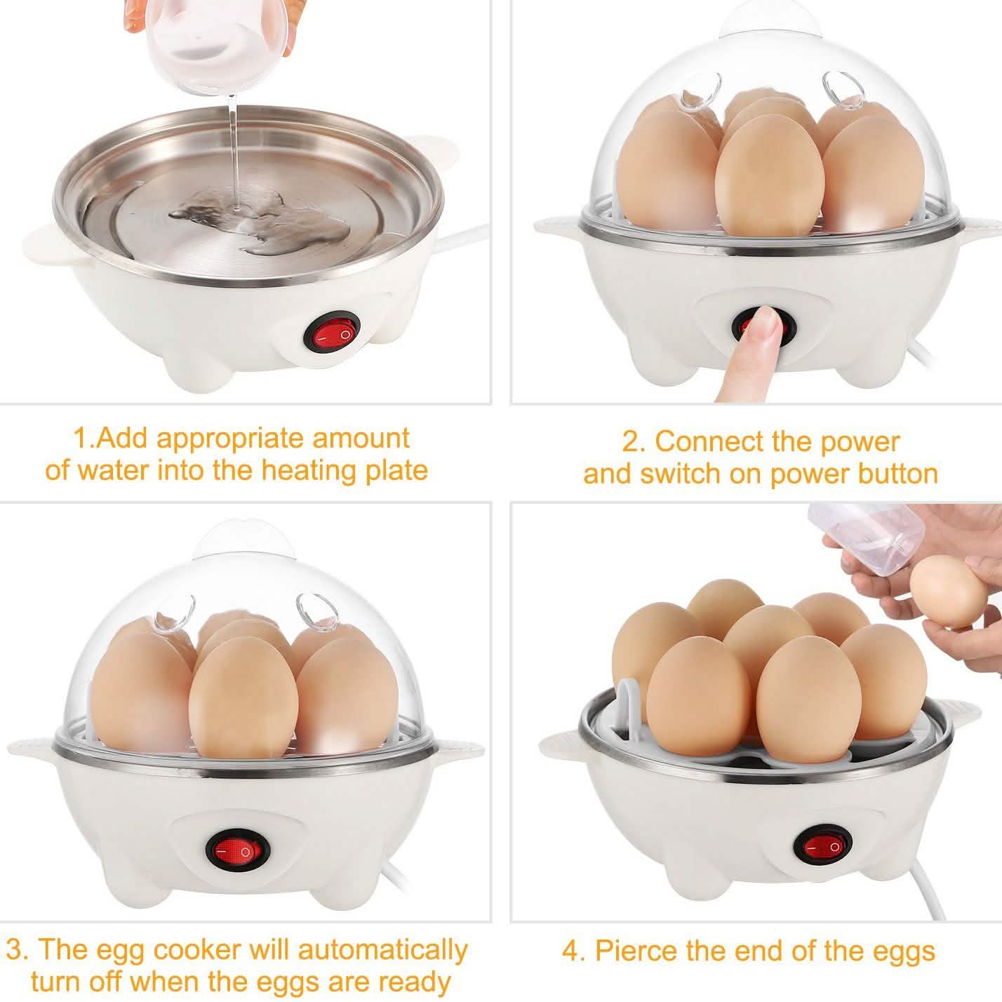 7 Capacity Electric Egg Cooker
