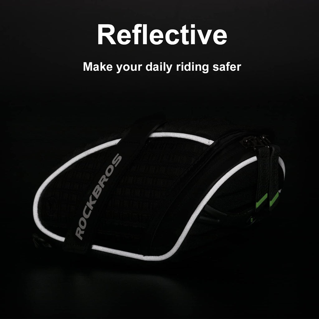 3D Shell Bike Saddle Bag Under Seat Storage Pack