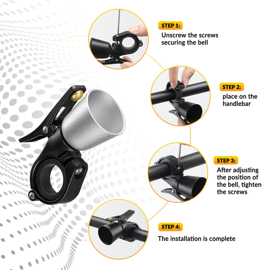 Bike Bell – Loud Sound for MTB & Road Bikes