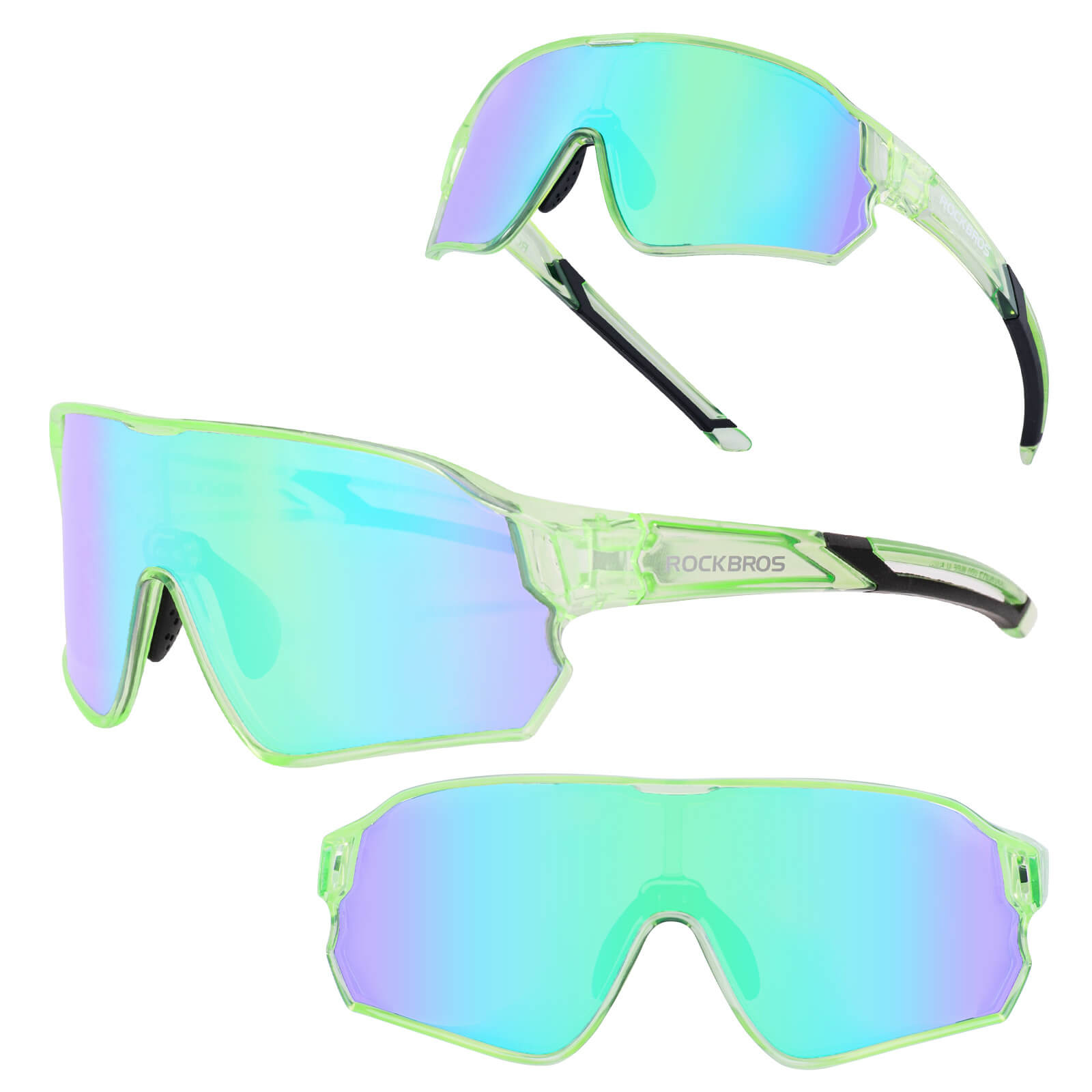 ROCKBROS Kids Polarized Cycling Sunglasses UV400 Bike Glasses