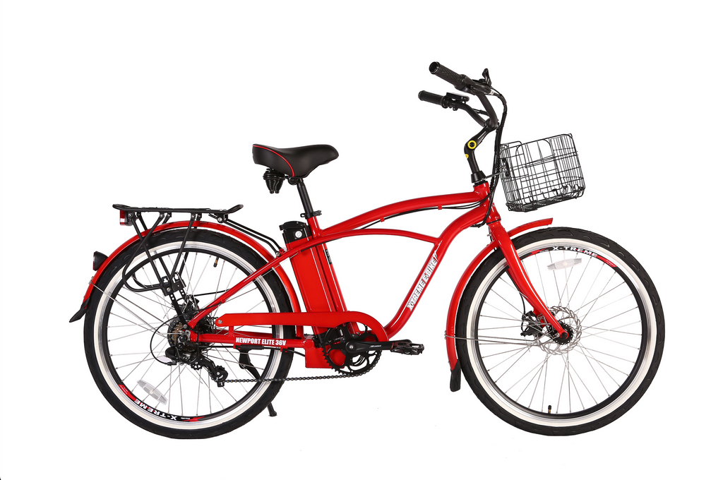 X-Treme Newport Elite Max 36 Volt Beach Cruiser Electric Bike