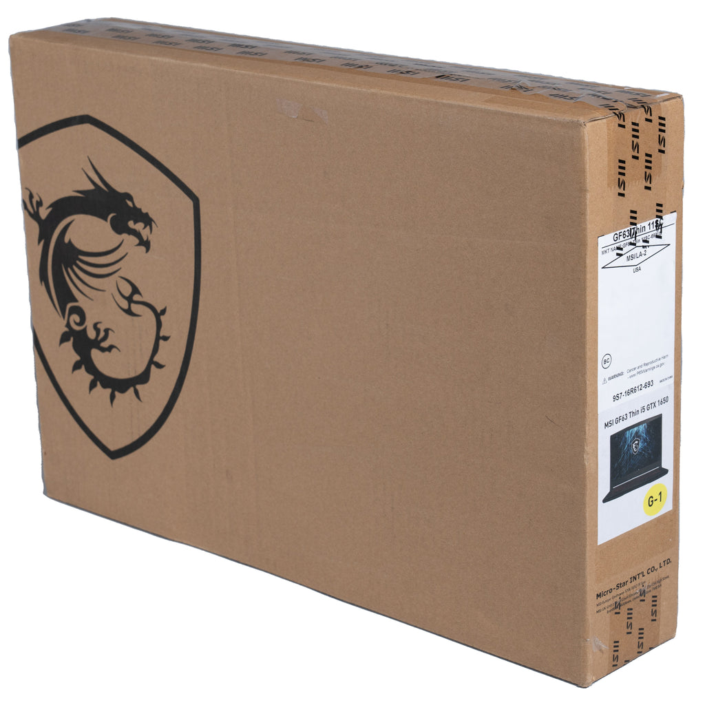 GF63 Thin 11UC-1276US 15.6" Gaming Laptop, 144Hz, Intel Core I5-11500H, NVIDIA Geforce RTX 3050 4GB, 16GB DDR4 Memory, 512GB Nvme SSD, Windows 11