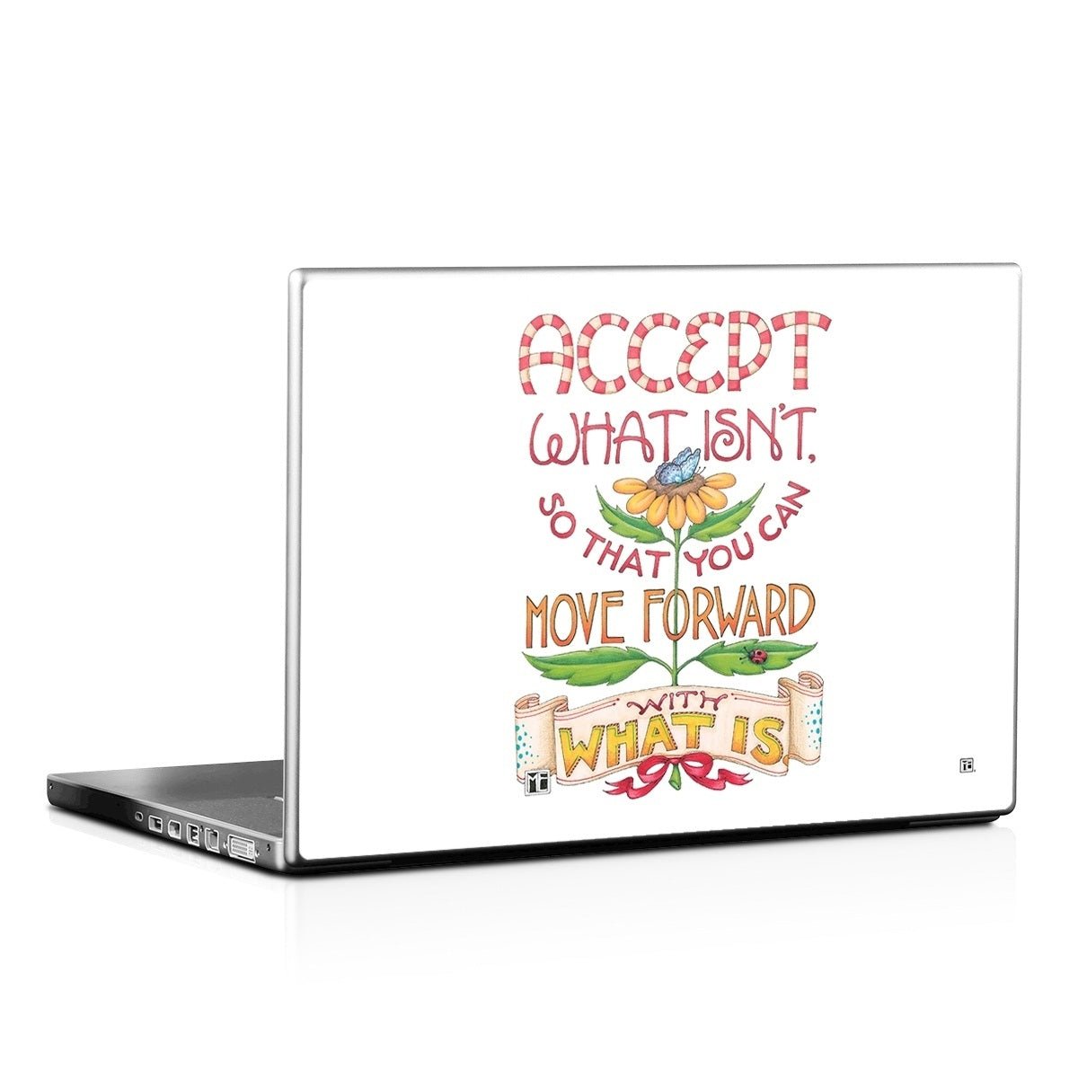 Accept What Isn't - Laptop Lid Skin