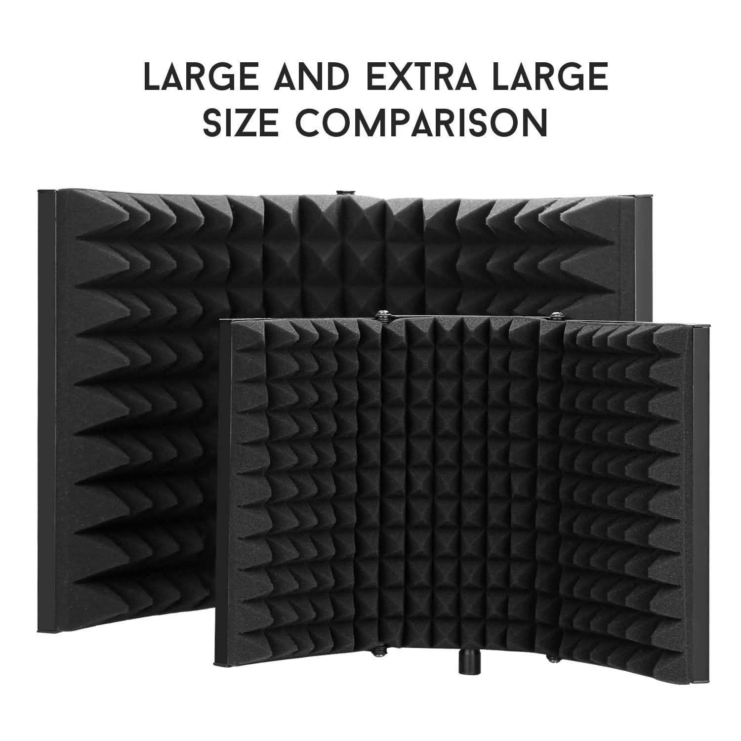 AGPTEK Studio Microphone Foam Shield Soundproofing