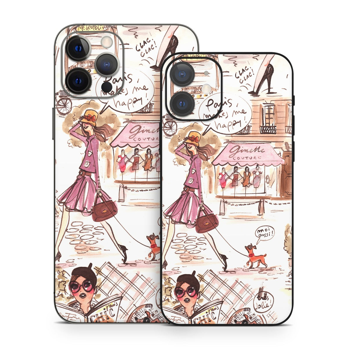 Paris Makes Me Happy - Apple iPhone 12 Skin