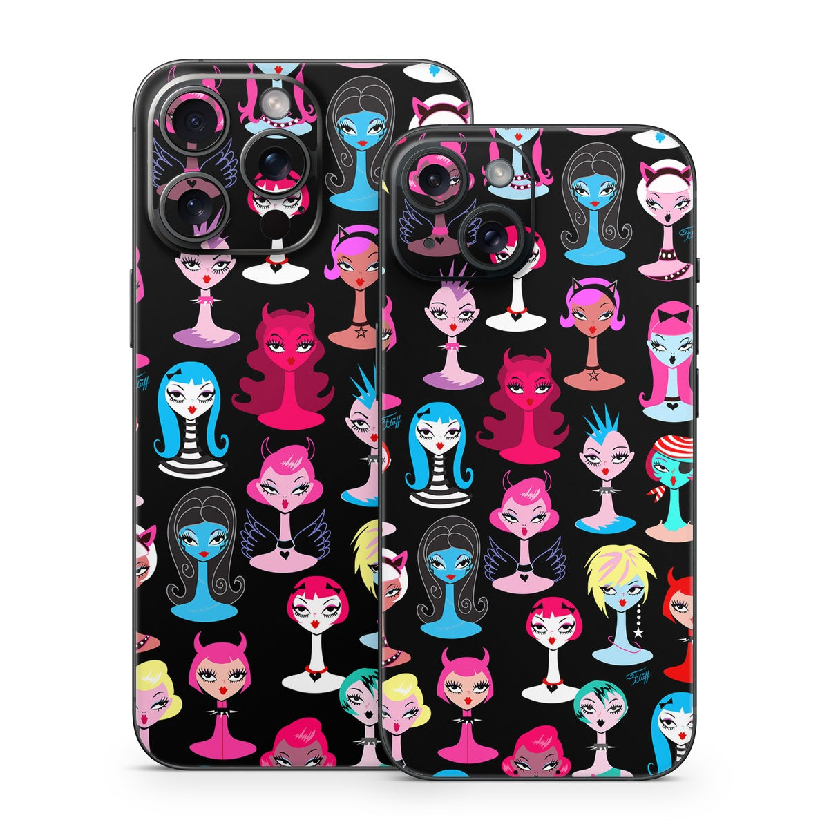 Punky Goth Dollies - Apple iPhone 15 Skin