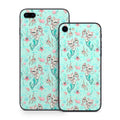 Merkittens with Pearls Aqua - Apple iPhone 8 Skin