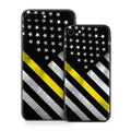Thin Yellow Line Hero - Apple iPhone 8 Skin