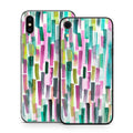 Colorful Brushstrokes - Apple iPhone X Skin