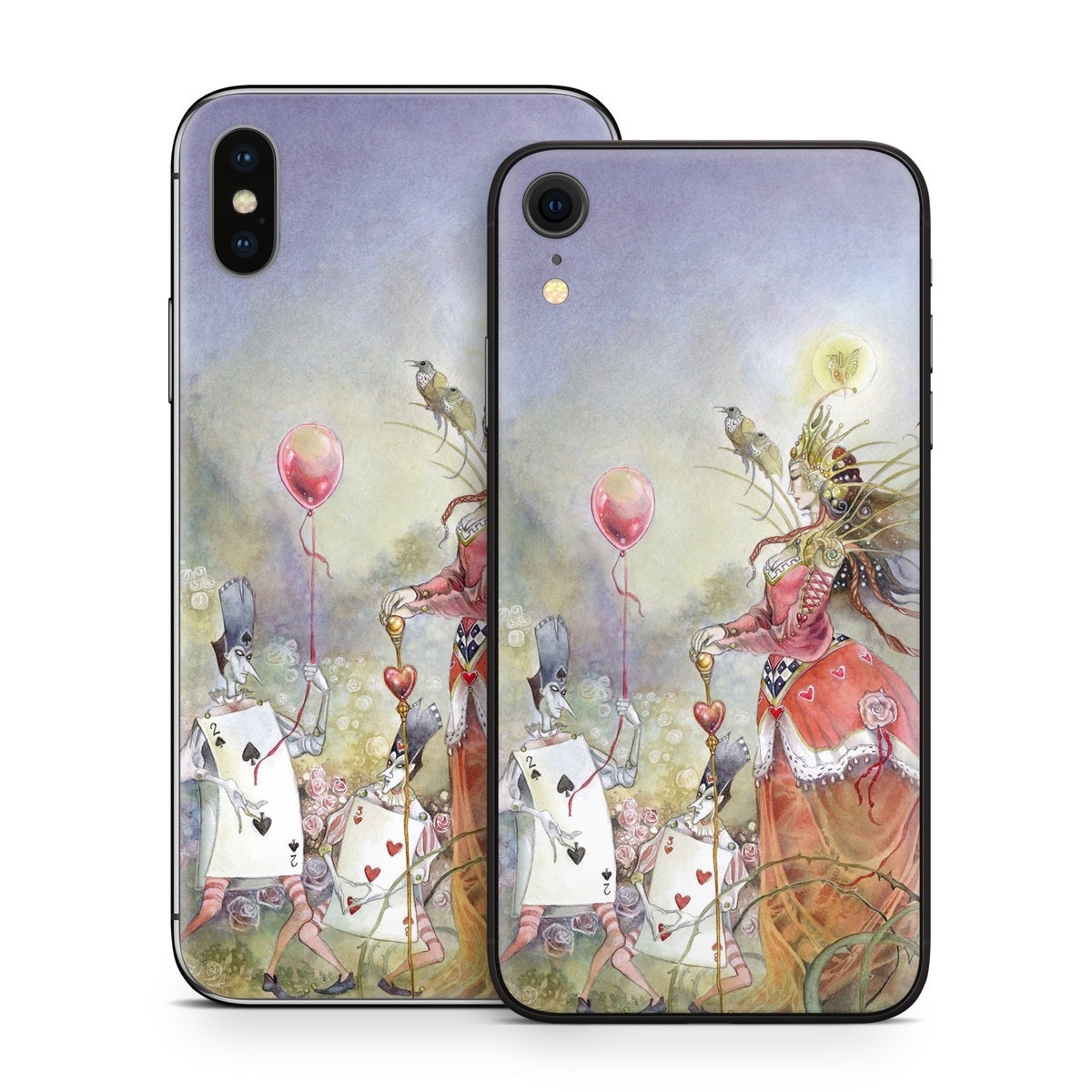 Queen of Hearts - Apple iPhone X Skin