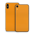 Solid State Orange - Apple iPhone X Skin