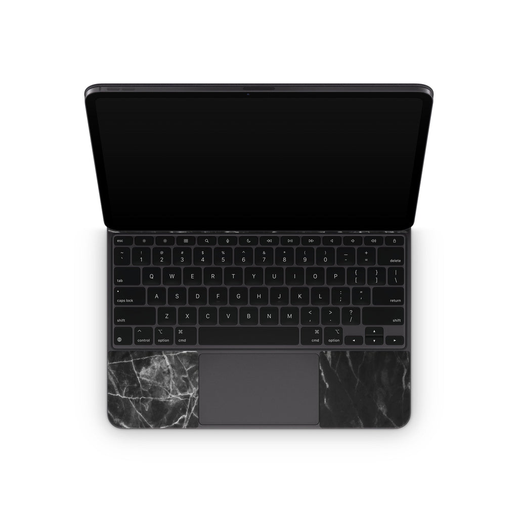 Black Marble - Apple Magic Keyboard for iPad Skin
