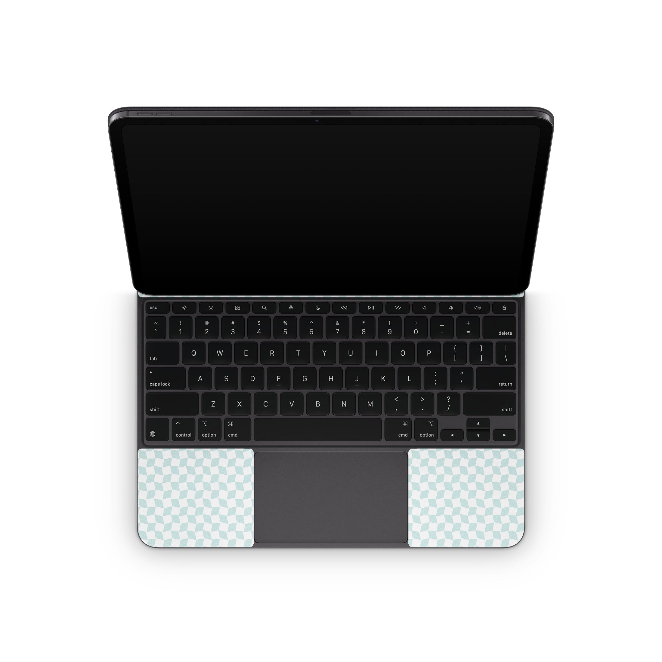Checker Light Blue - Apple Magic Keyboard for iPad Skin