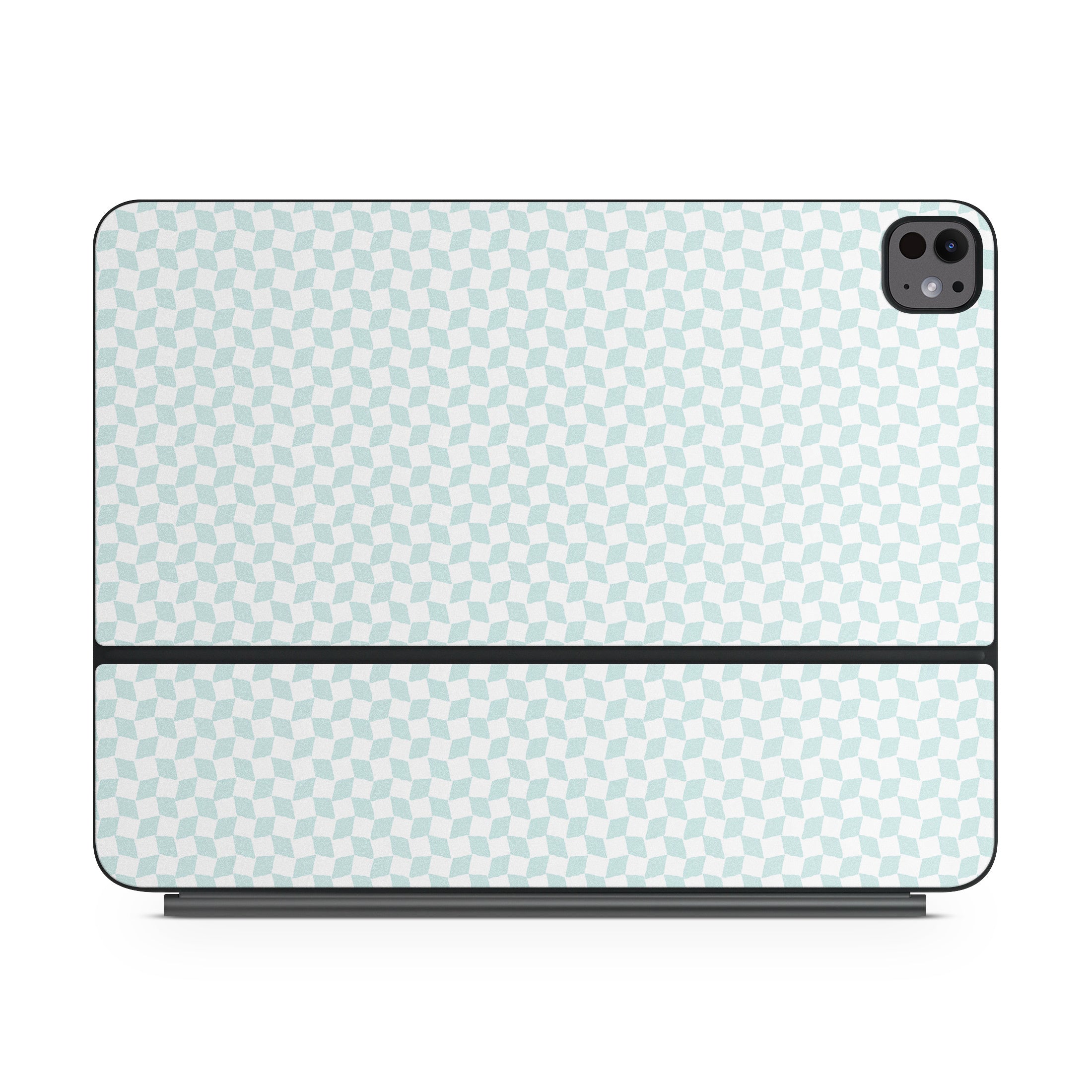 Checker Light Blue - Apple Magic Keyboard for iPad Skin
