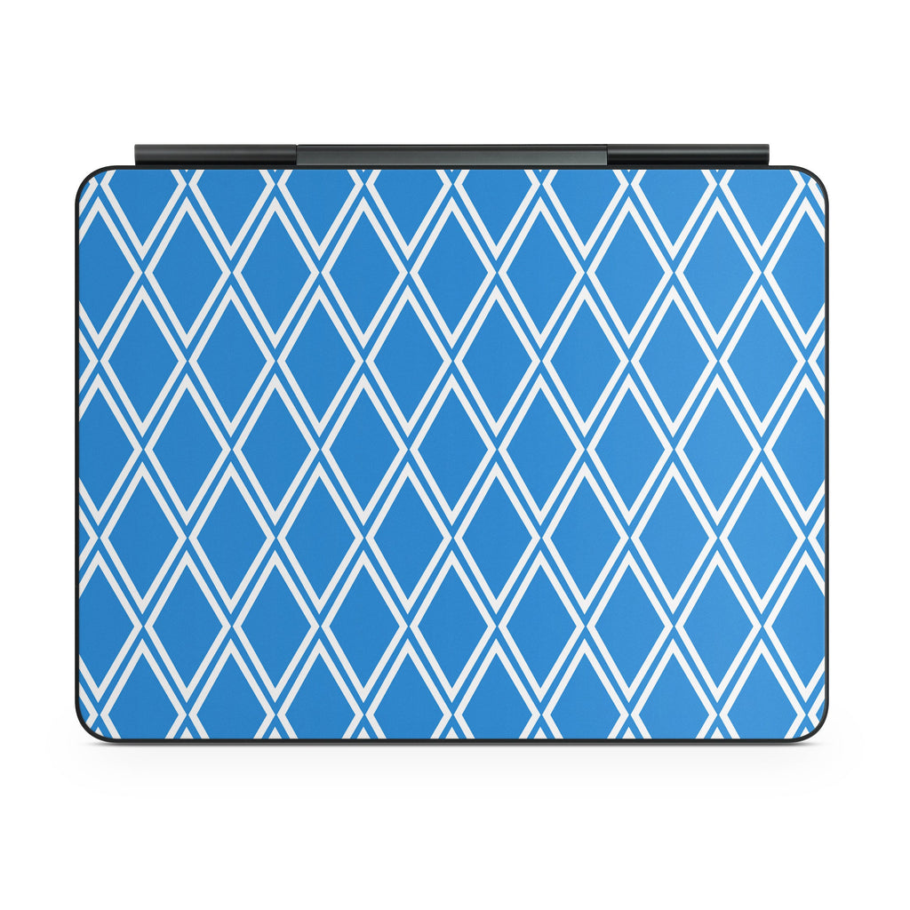 Blue Checks - Apple Magic Keyboard for iPad Skin