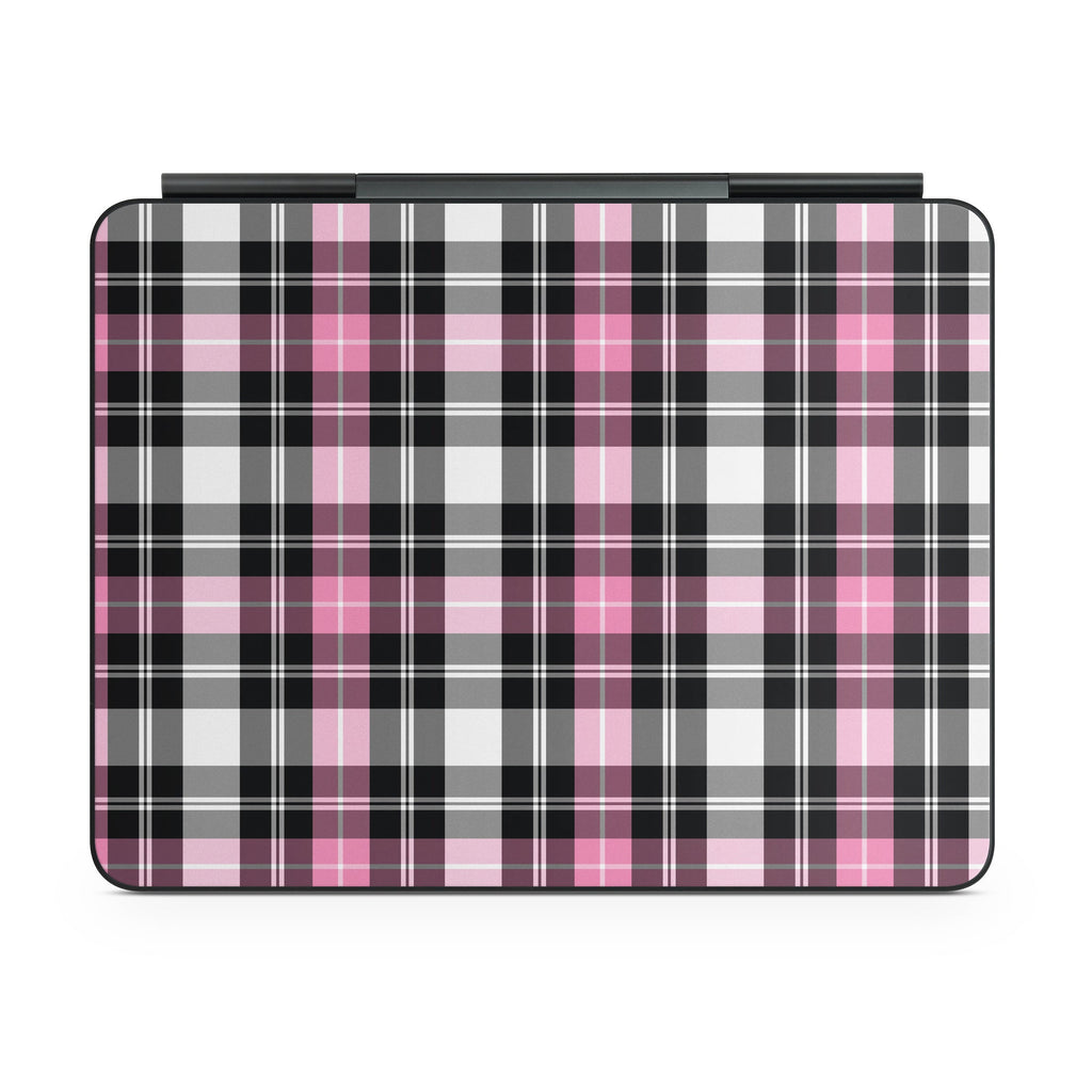 Pink Plaid - Apple Magic Keyboard for iPad Skin
